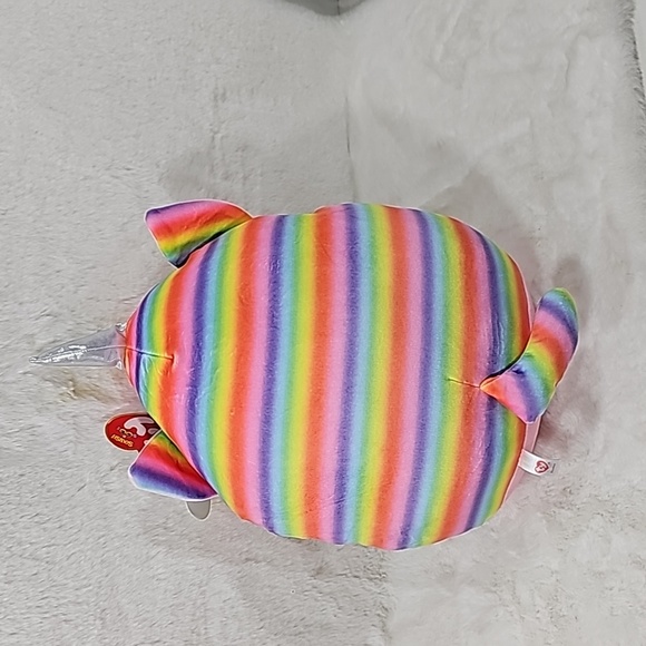 Ty Inc Squish A Boos Multicolor Heather the Cat Plush Toy 14" - Picture 6 of 7